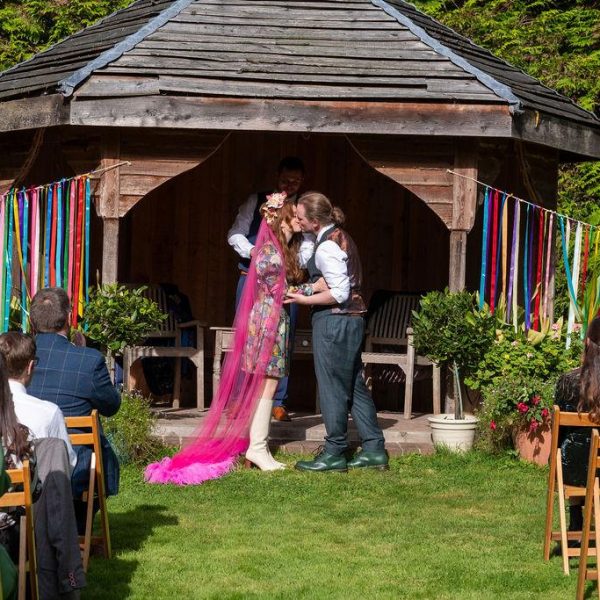 boho devon wedding
