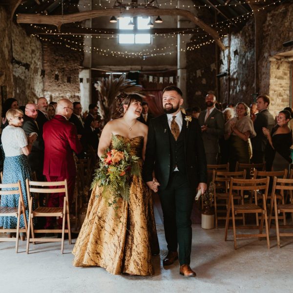 Barn wedding Devon