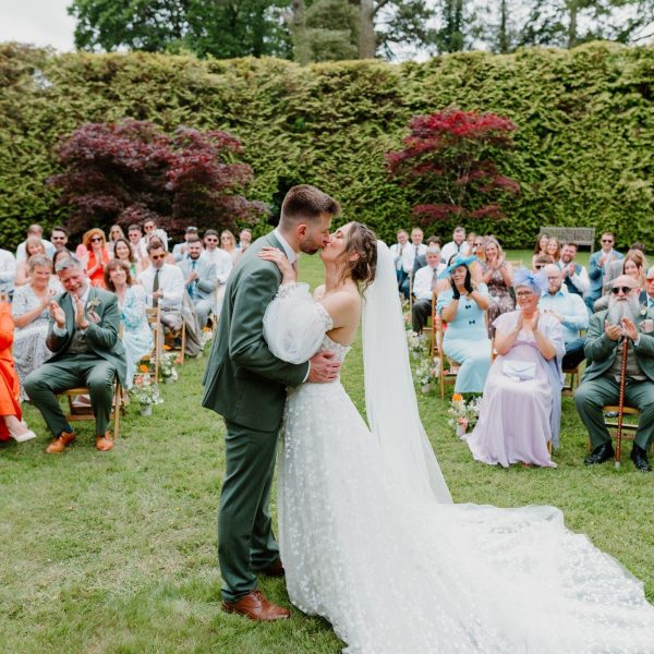 Pretty garden wedding