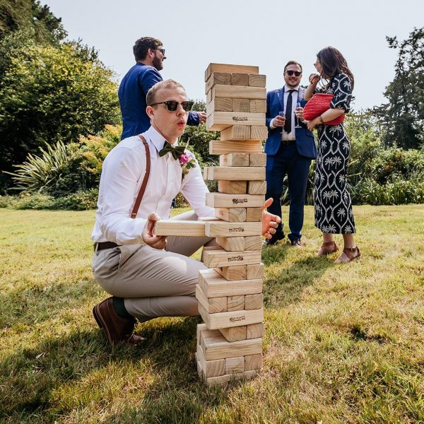 wedding devon garden games